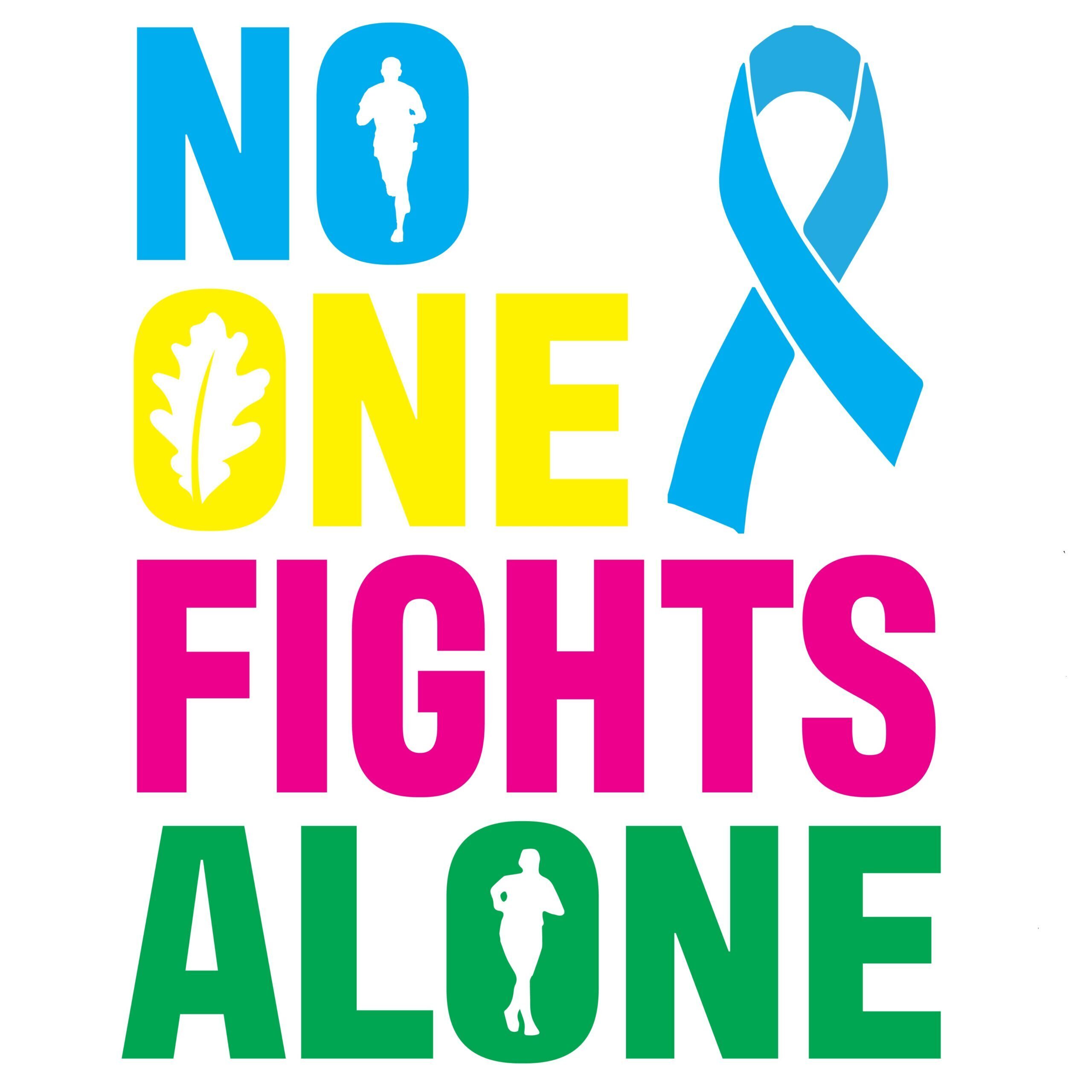 No one fights alone logo